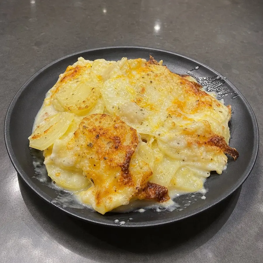 Gratin dauphinois à la mozzarella