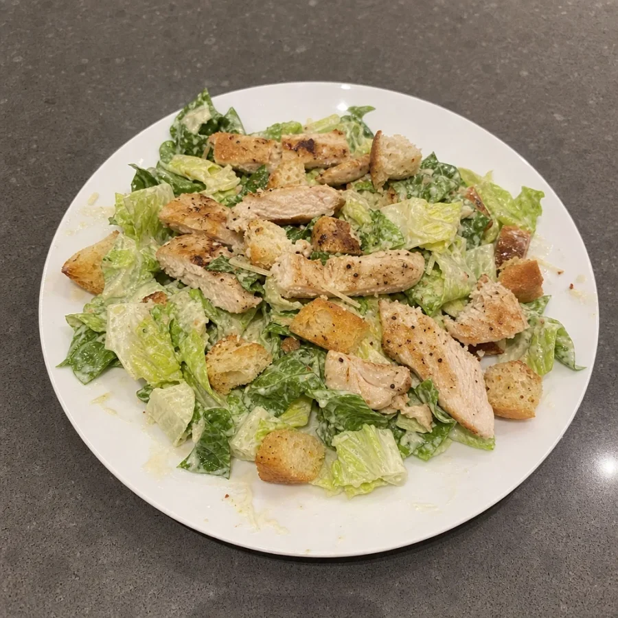 Salade César au poulet grillé