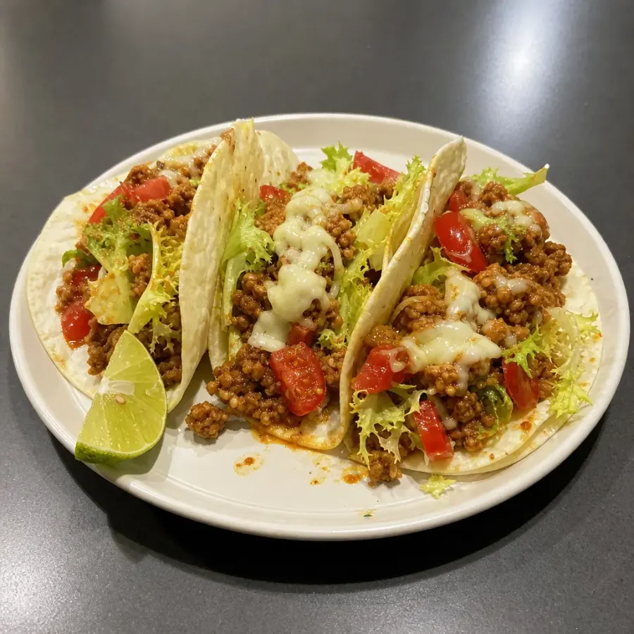 Tacos de poulet haché à la mexicaine